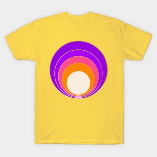 Groovy mod circle design T-Shirt